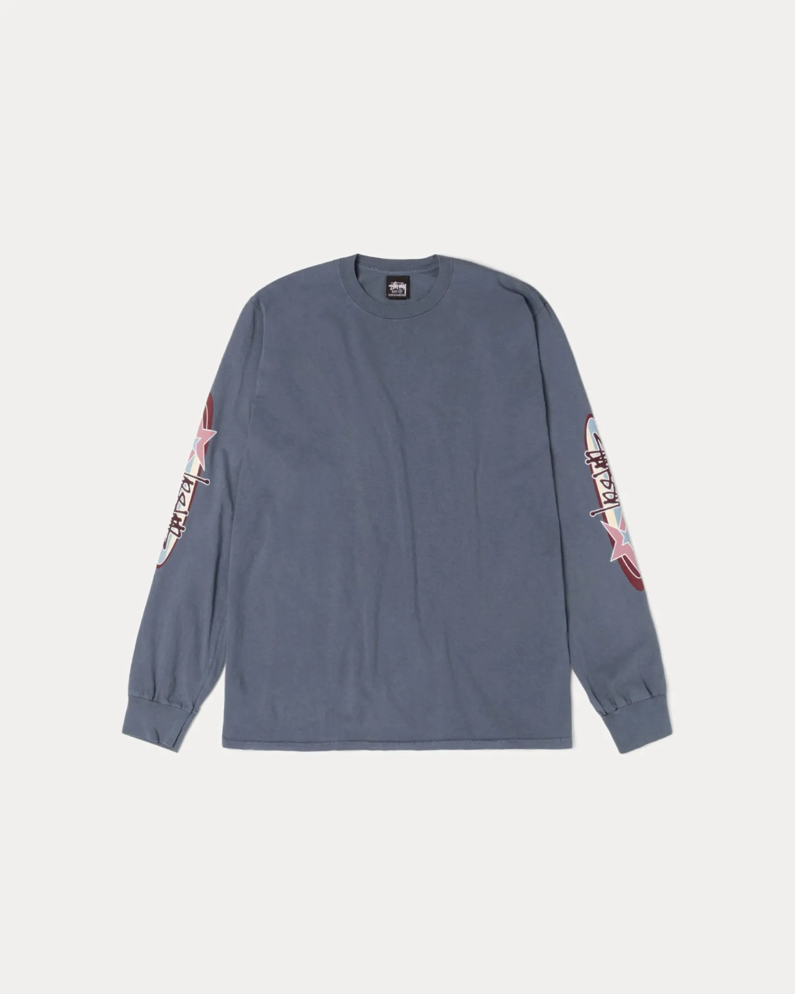 Fresh Style Trend Men's TWO STAR LS TEE PIGMENT DYED