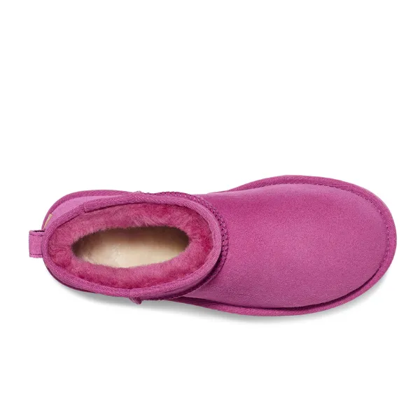 Comfortable Footbed All Weather City Walking UGG Women's Classic Ultra Mini Boot Purple