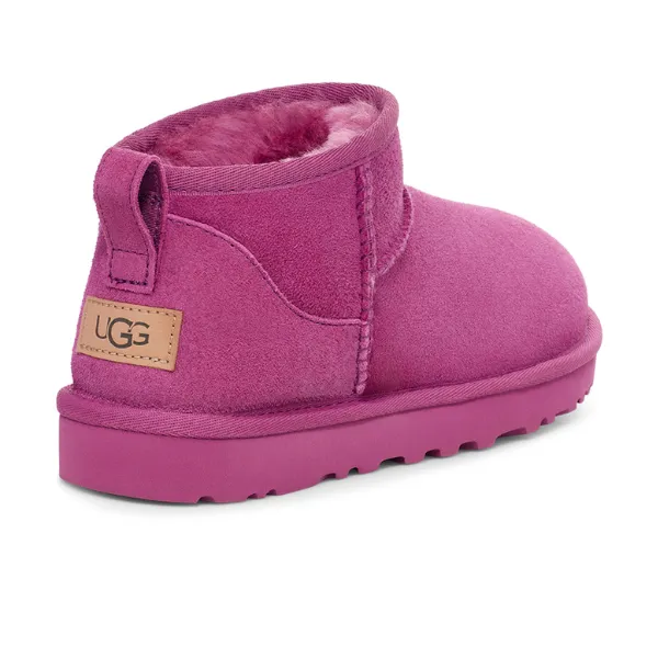 UGG Women's Classic Ultra Mini Boot Purple Eco Material Outdoor Trek Padded Interior Outdoor Trek