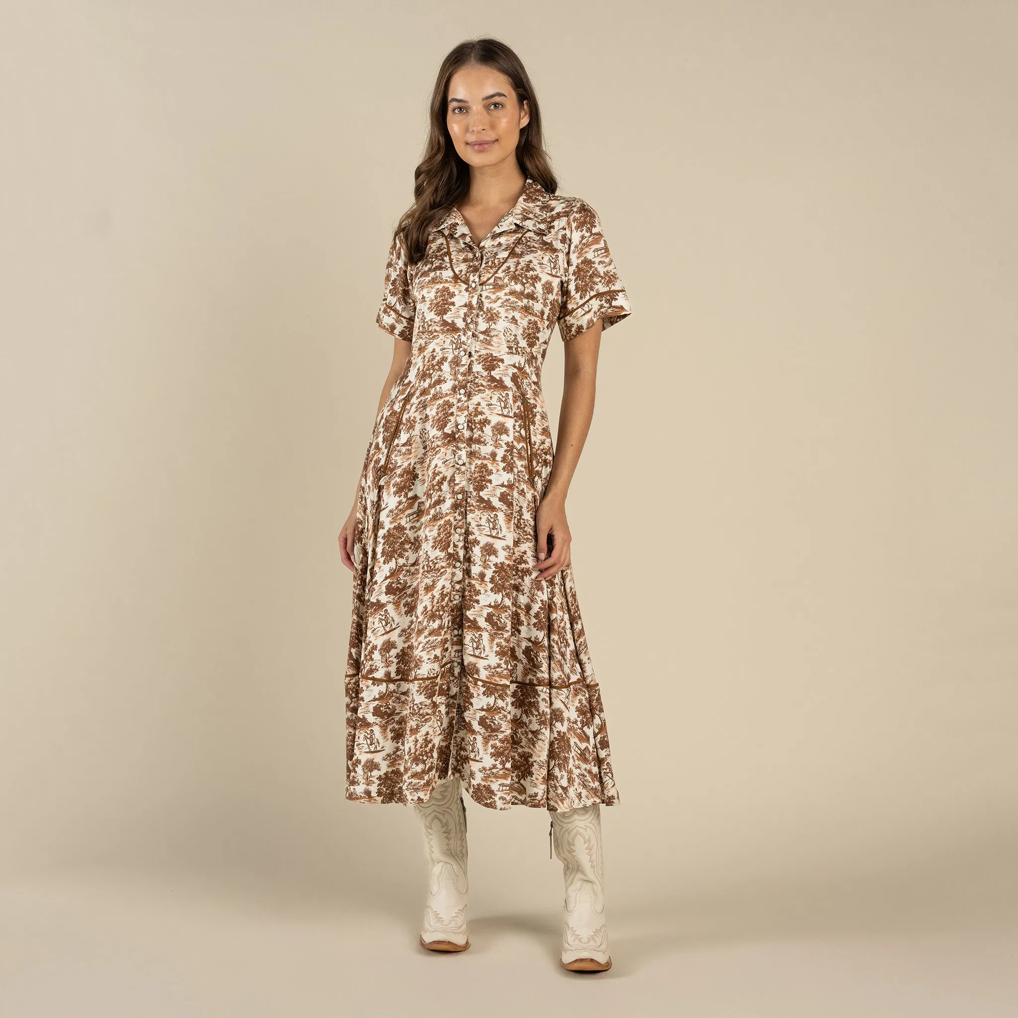 Sendero x Whataburger La Dahlia Dress Flexible Fit Design