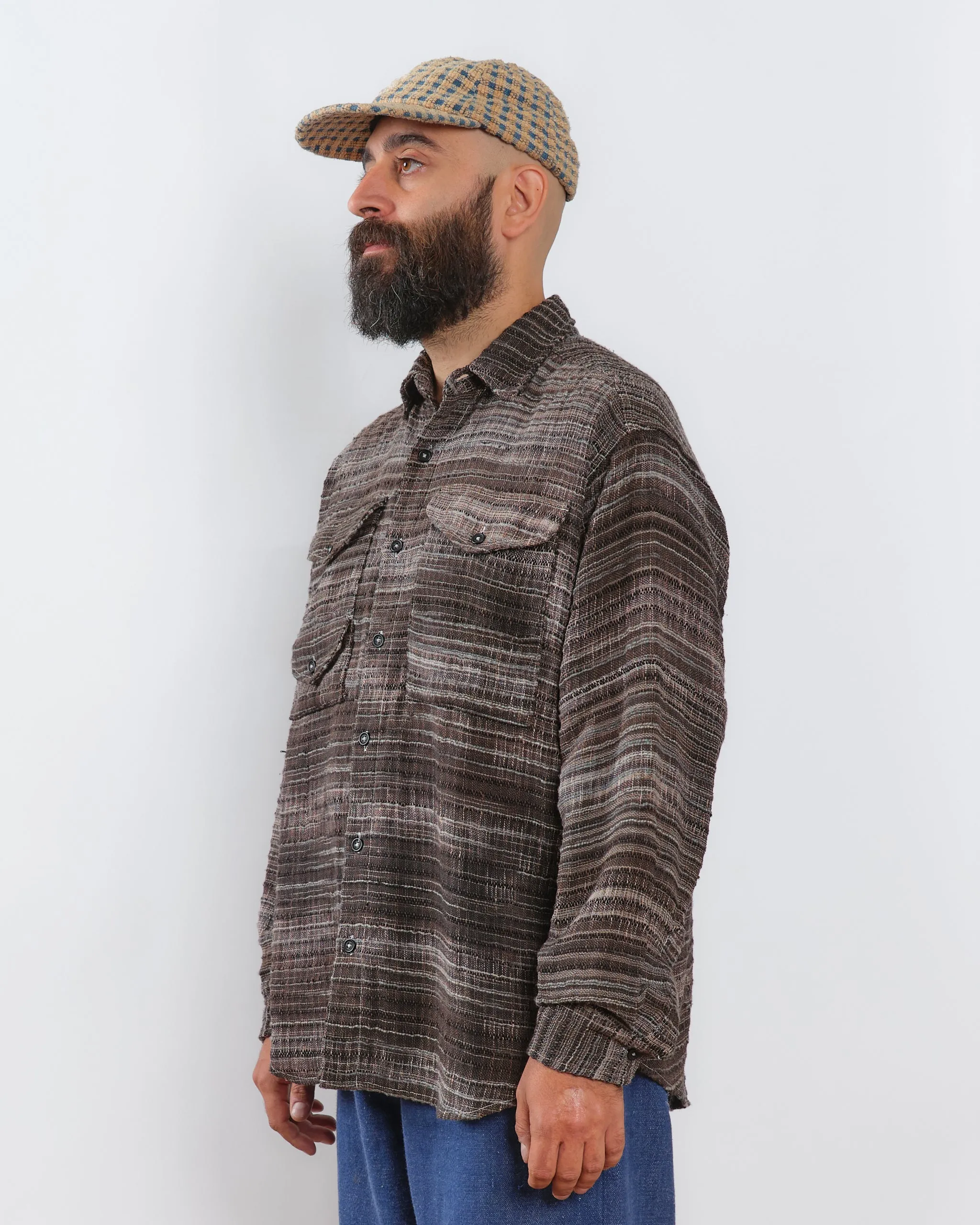 Harvest Shirt - Grey Handloom Hypoallergenic Fibers