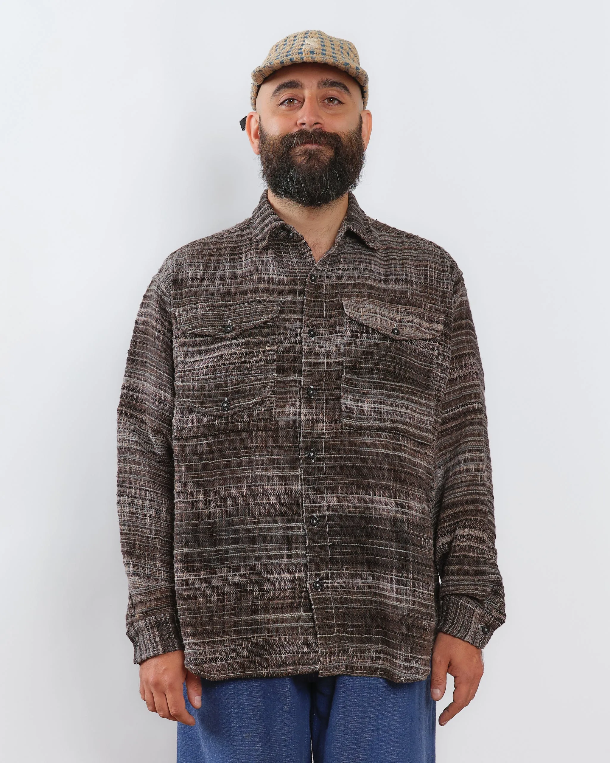 Easy Wear Harvest Shirt - Grey Handloom