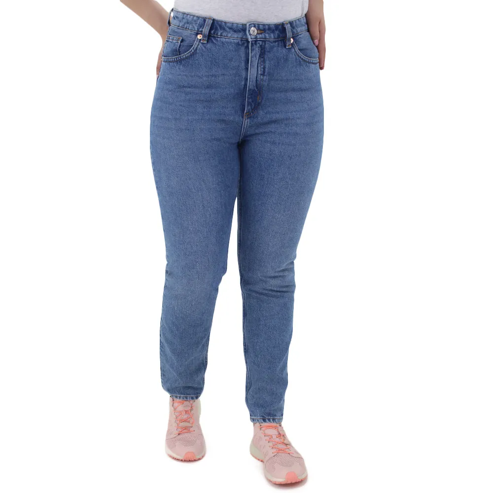 Women's Denim Pant,Blue All Round Fit