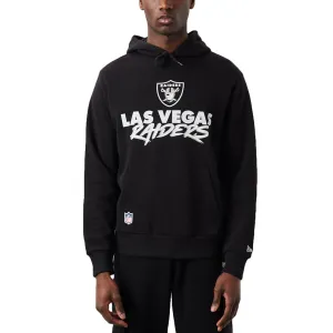 Everyday Comforts product brooch style New Era Mens Las Vegas Raiders NFL Script Team Hoodie - Black