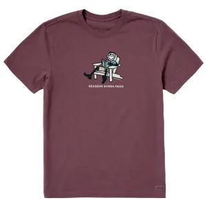 Casual Comfort Top Men's Jake Readers Gonna Read Short Sleeve Crusher Tee