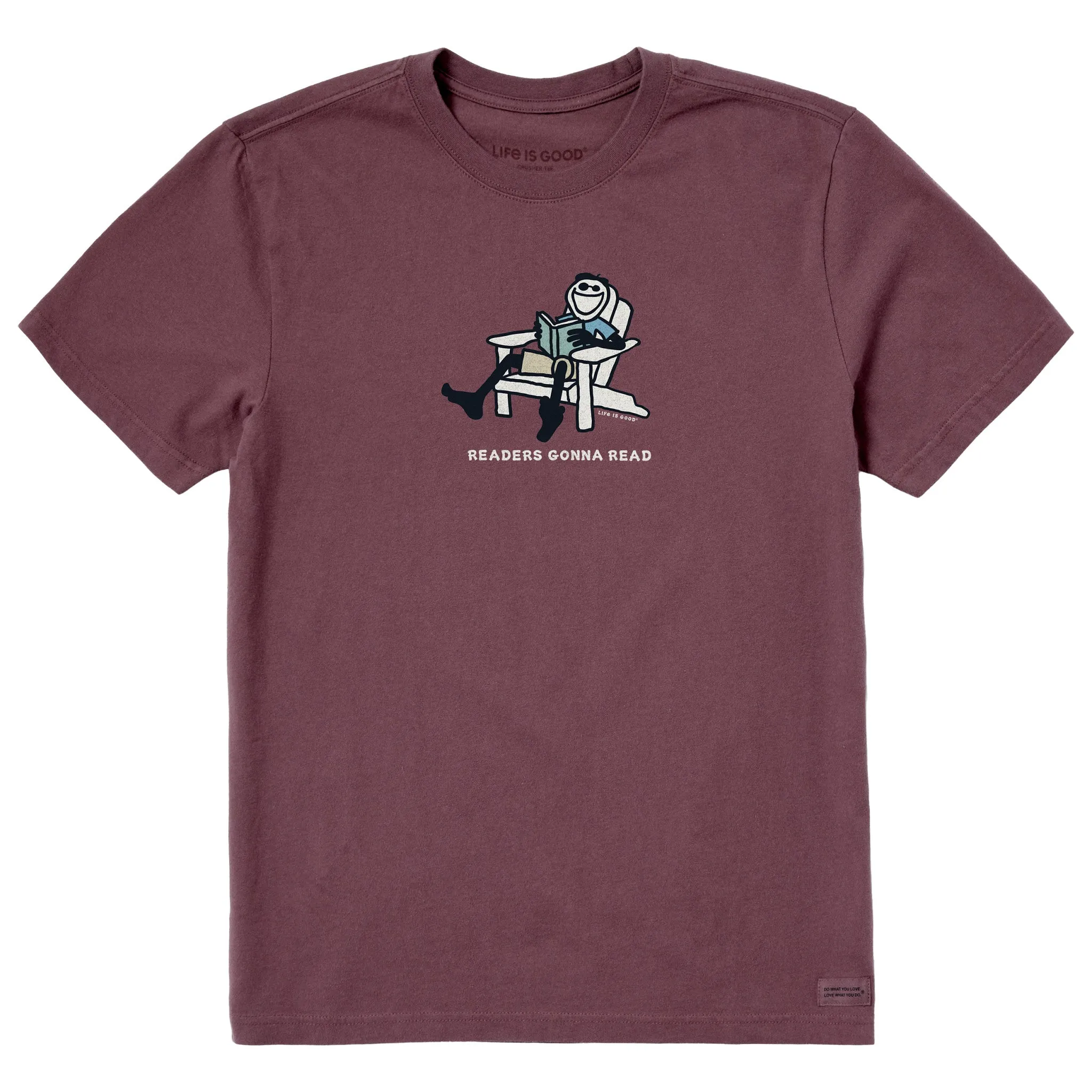 Men's Jake Readers Gonna Read Short Sleeve Crusher Tee Fit For Comfort Trendy Look