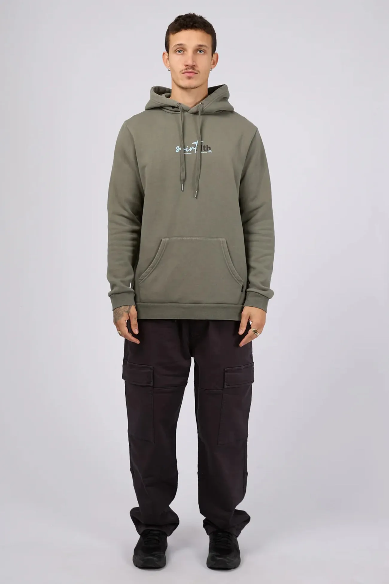 Sign Off Hoodie Agave Green formal party Weekend Layer