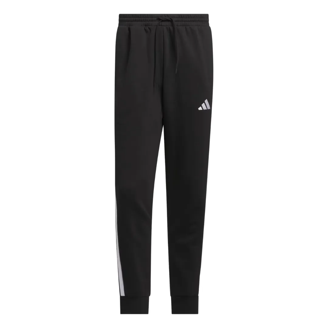 Versatile Waist NonSlipGrip Adidas Essential 3 Stripes Fleece Pants