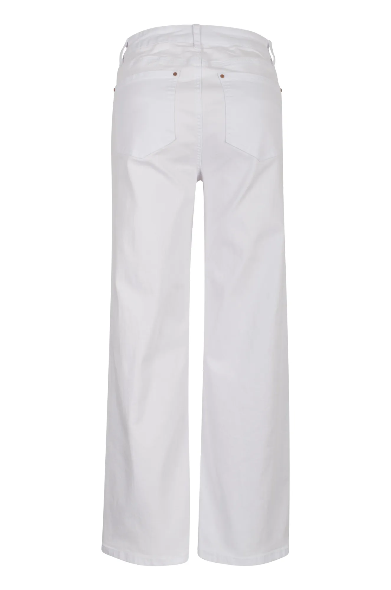 High Quality Classic Wear Earthy Wide leg Coloured Denim Short Jeans | WHITE | 6908AR