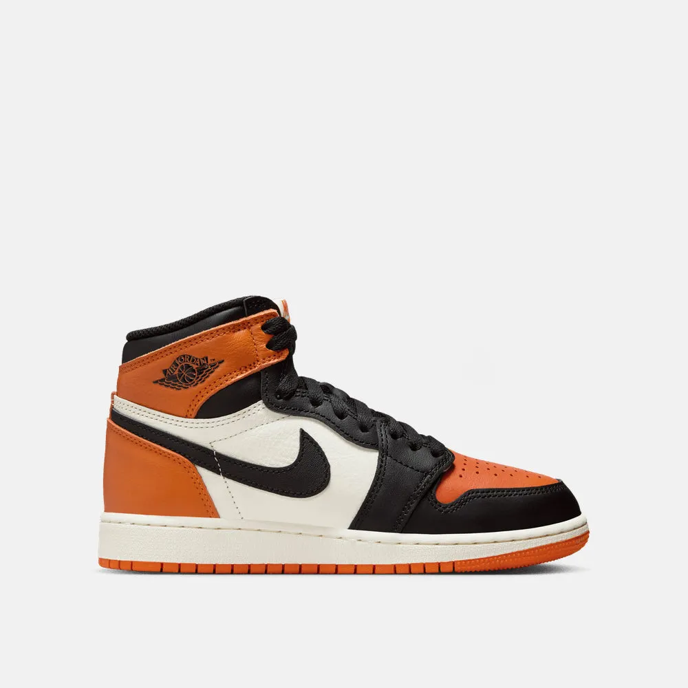 Flexibility Low Arch Kids' Air Jordan 1 High OG "Shattered Backboard"