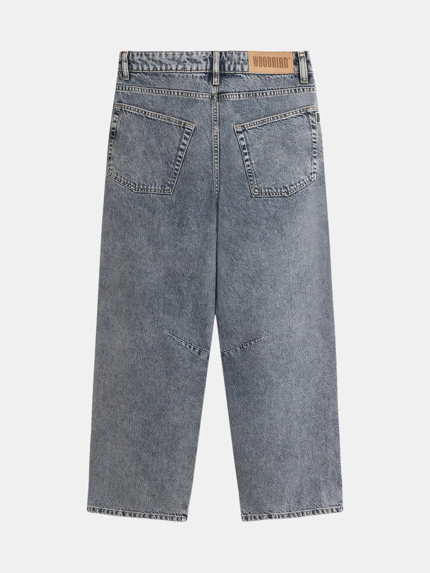 W WBBrooke Smoke Jeans Dark Grey Reinforced Stitching Details Sharp Vibe