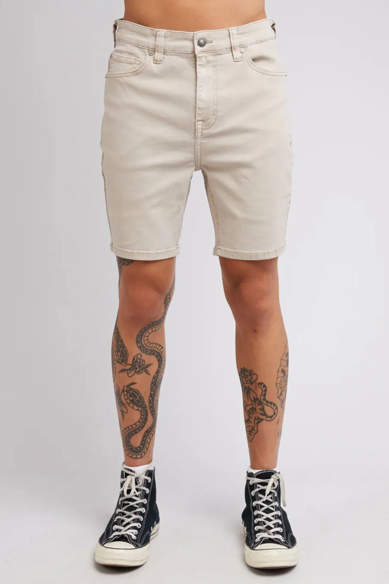 Modern Cut Shadow A2 Short Oatmeal