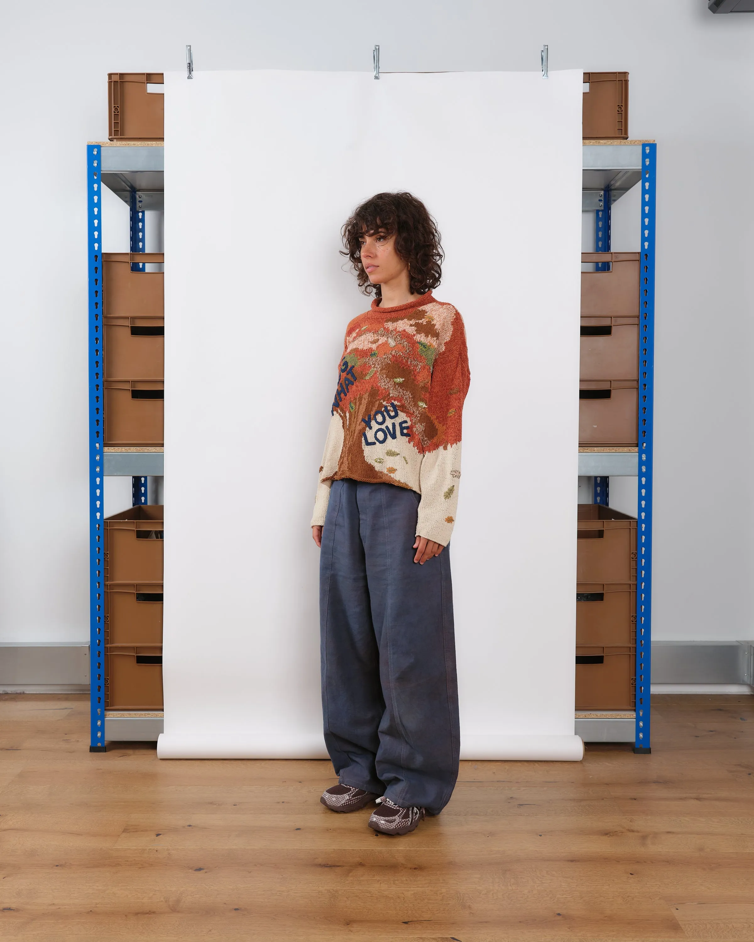 Twinsun Knit Rollneck - Orange Hug What You Love Eco Friendly Dye Ventilated Armhole Design