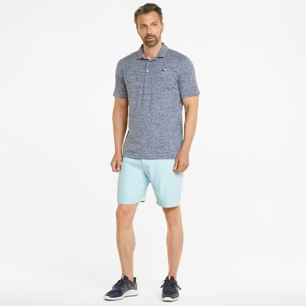 Puma Arnold Palmer Latrobe Golf Shorts - Light Aqua Tailored Fit