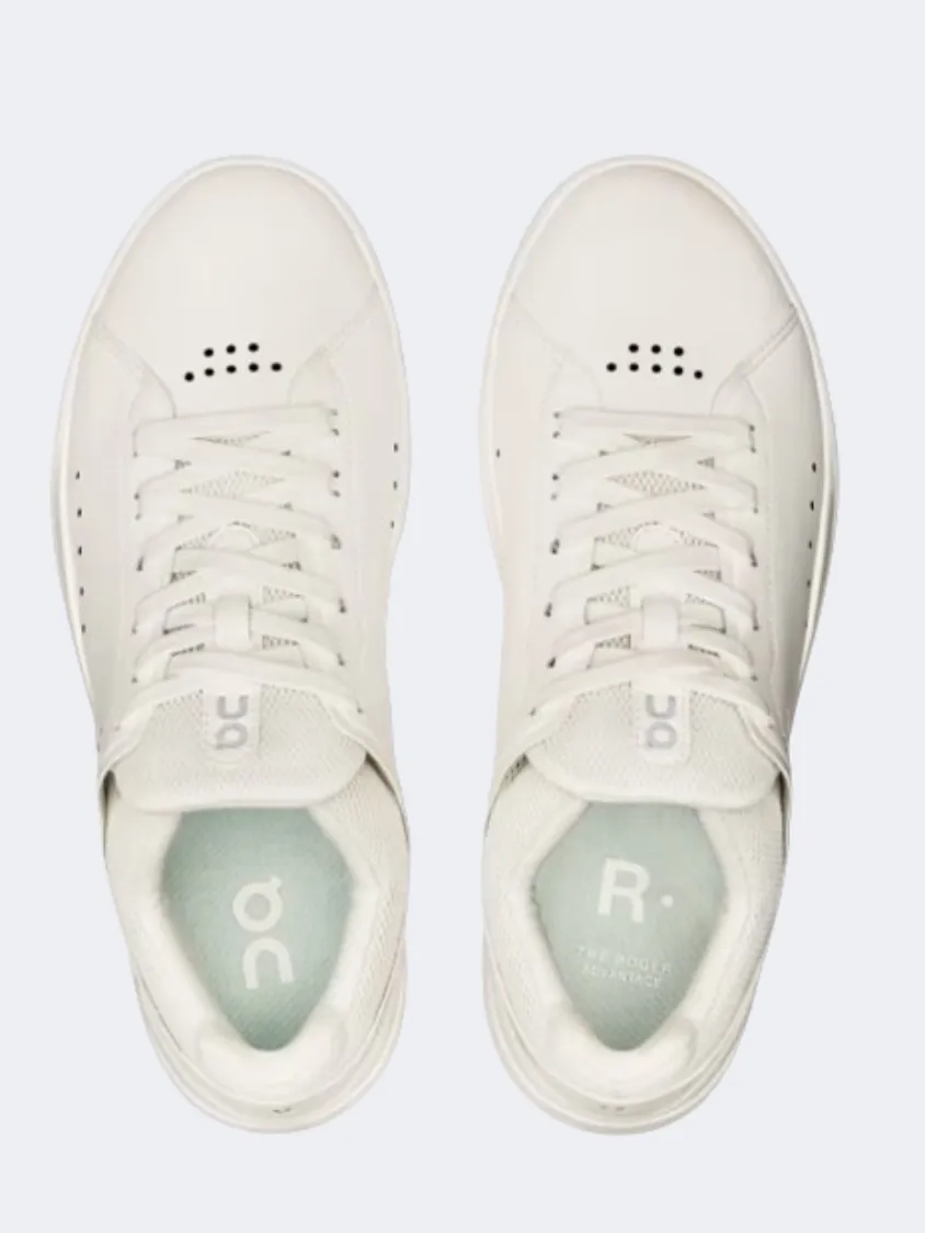 Impact Resistant Sole On The Roger Advantage Women Tennis Shoes White/Undyed