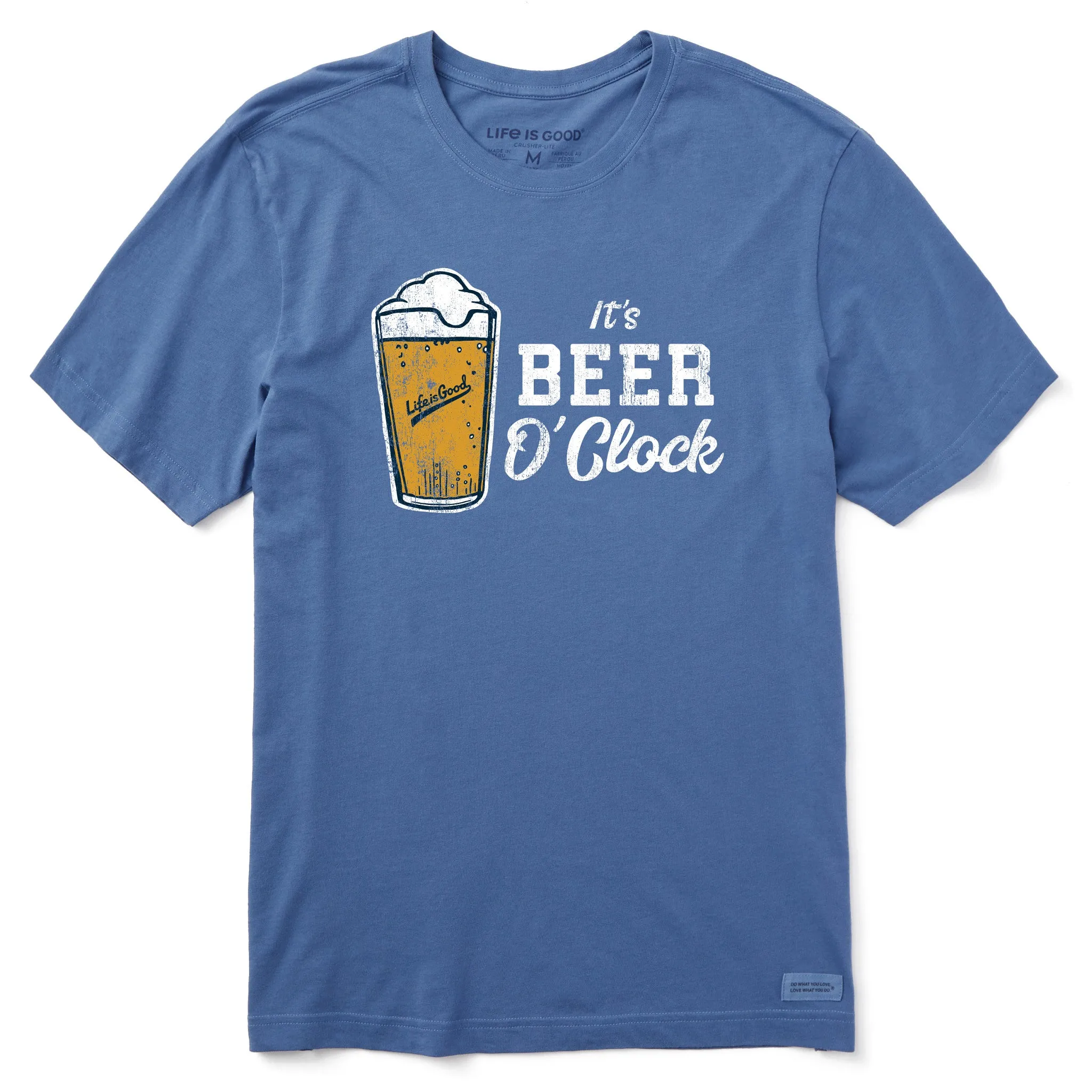 Perfect for Layering Men's It's Beer O'Clock Short Sleeve Tee