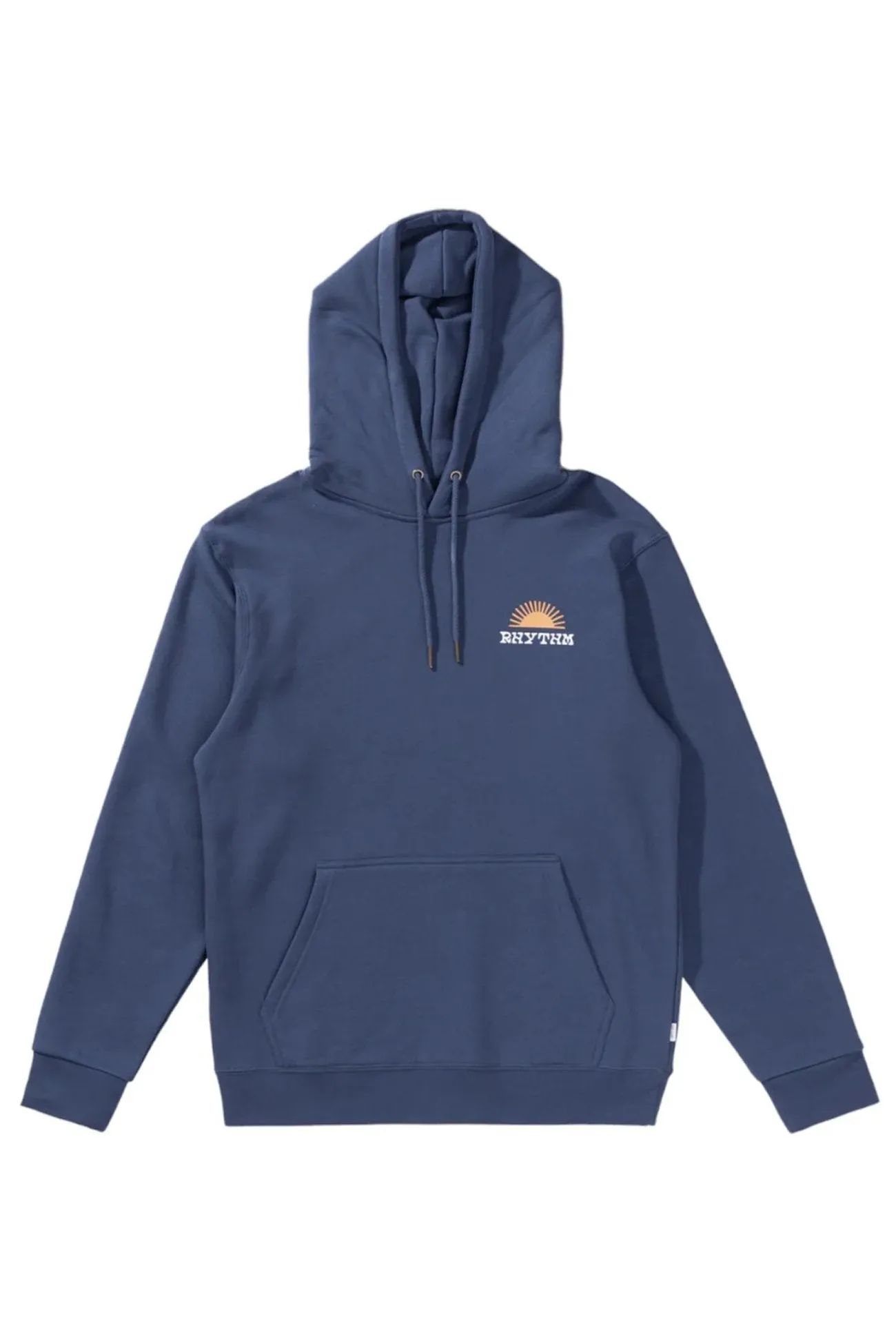Awake Fleece Hood Navy zippered