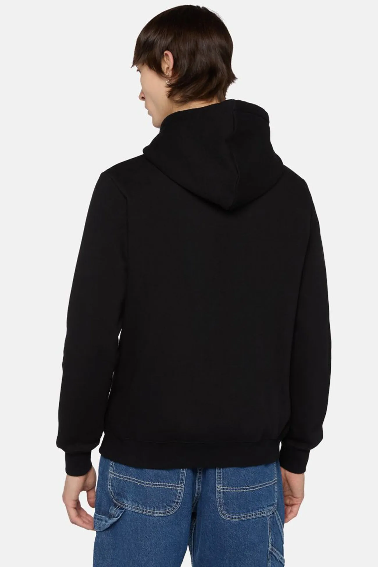 Icon Logo Hoodie Black Breathable Abstract print