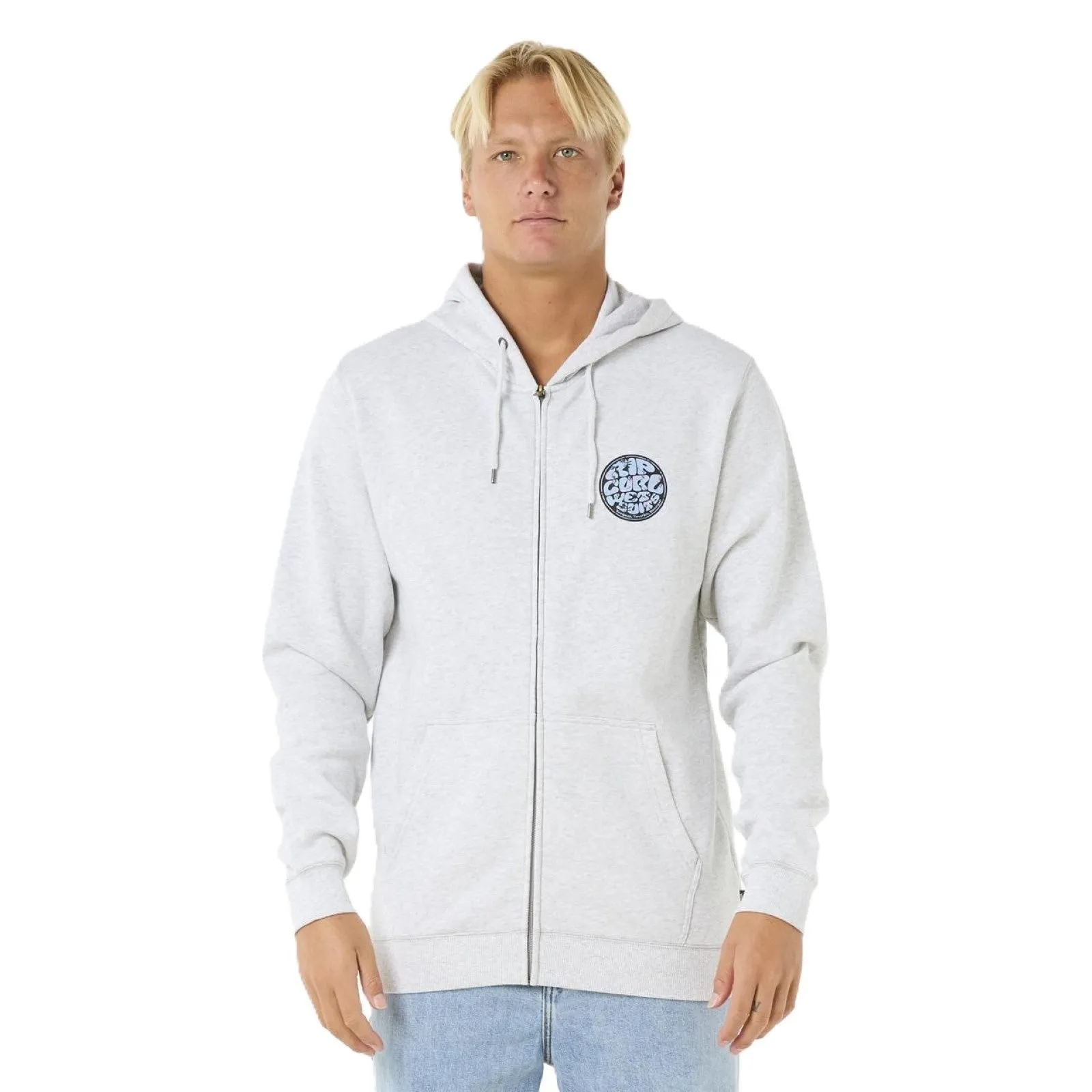 Rip Curl Mens Wettie Passage Icon Full Zip Hoodie Weekend Wear Chilly Day Outfit