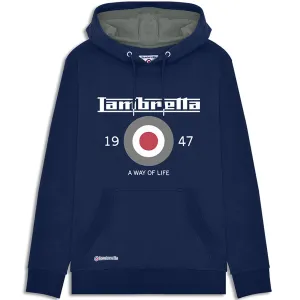 product customization options Lambretta Mens Target Pullover Hoodie