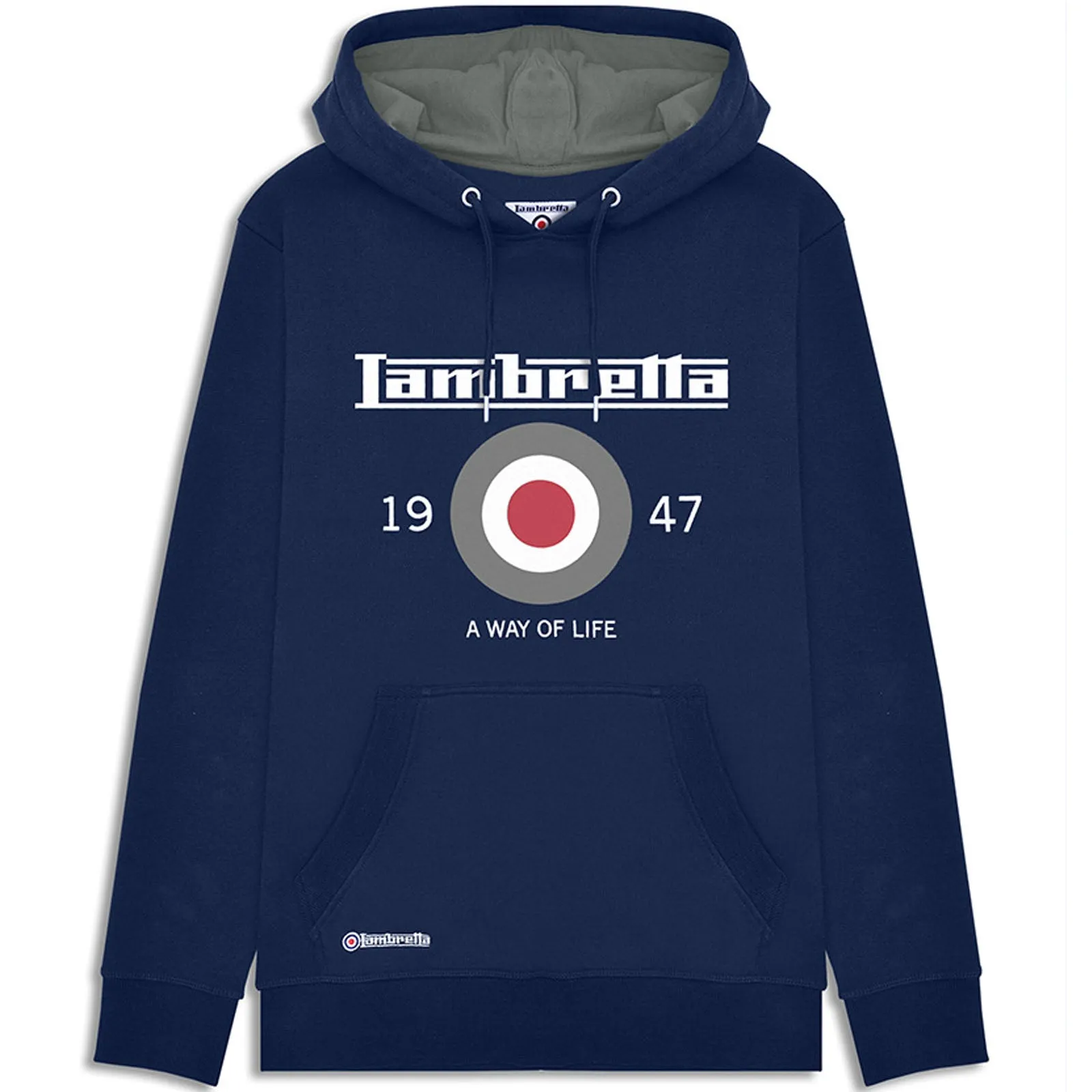 product customization options Lambretta Mens Target Pullover Hoodie