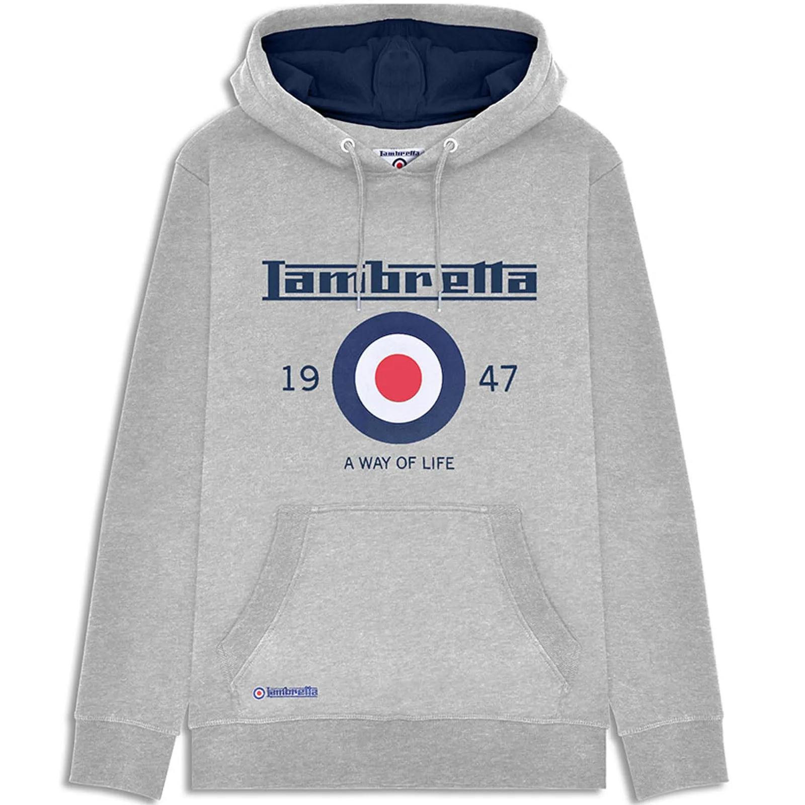 Lambretta Mens Target Pullover Hoodie product wedding guest elegance