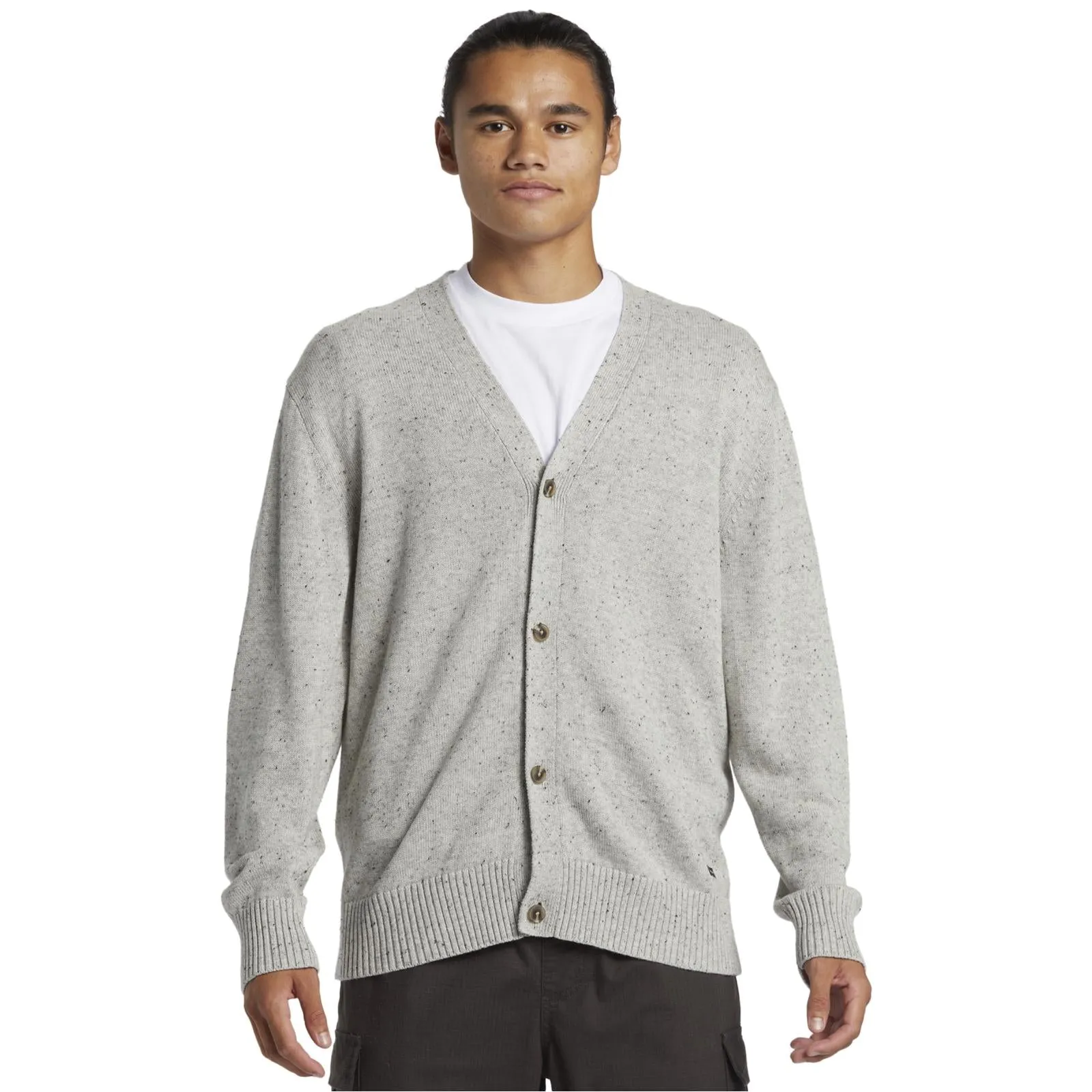 right for beach trips Quiksilver Mens Monty Button Up Cardigan