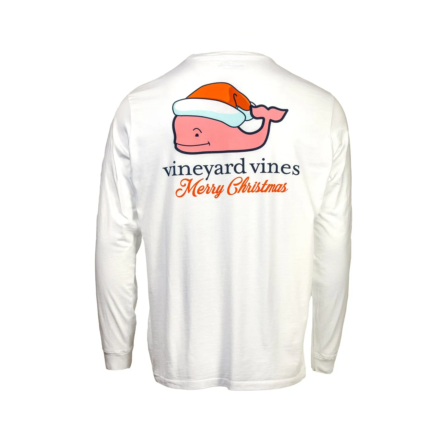 Vineyard Vines x Whataburger Holiday Whale Long Sleeve Tee Tear Resistant Knit