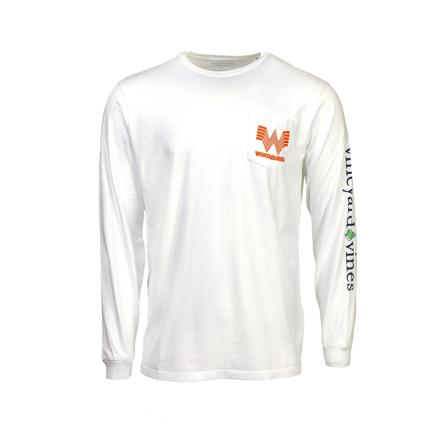 Layering Comfort Wear Vineyard Vines x Whataburger Holiday Whale Long Sleeve Tee