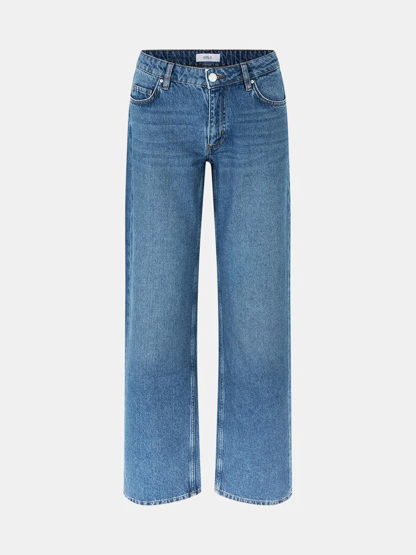 Enbetty Jeans Worn Dark Blue Modern Cut