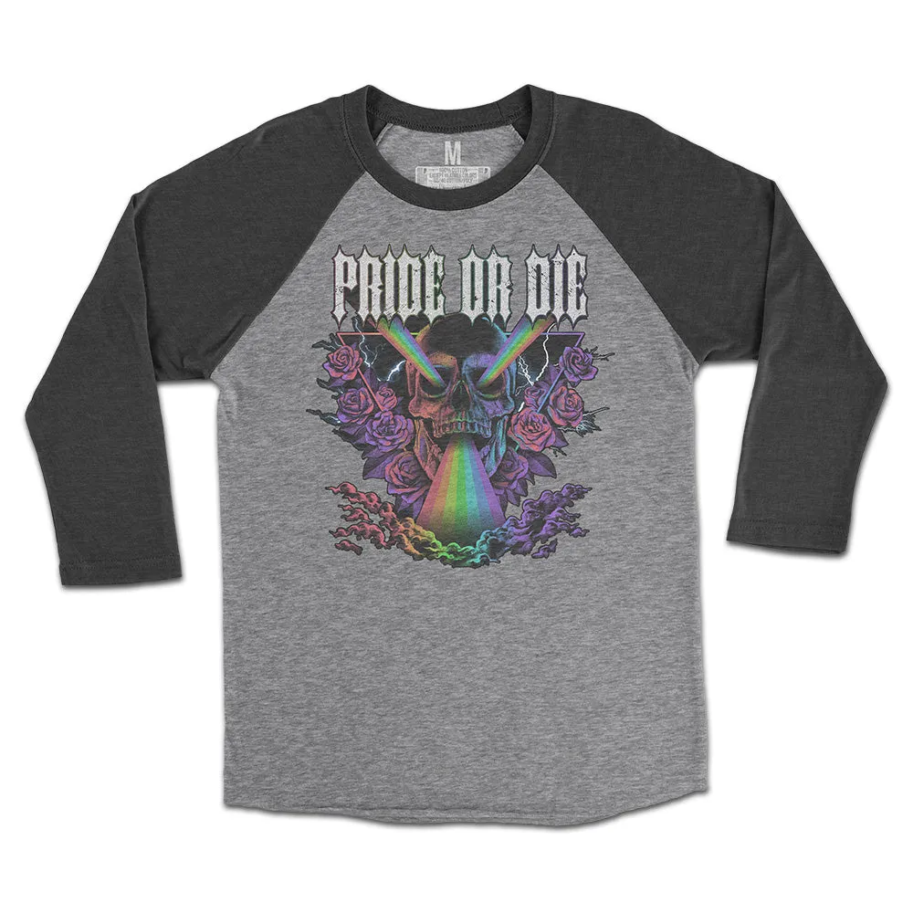 Active Fashion Quality Fabric Vintage Pride or Die Baseball Tee