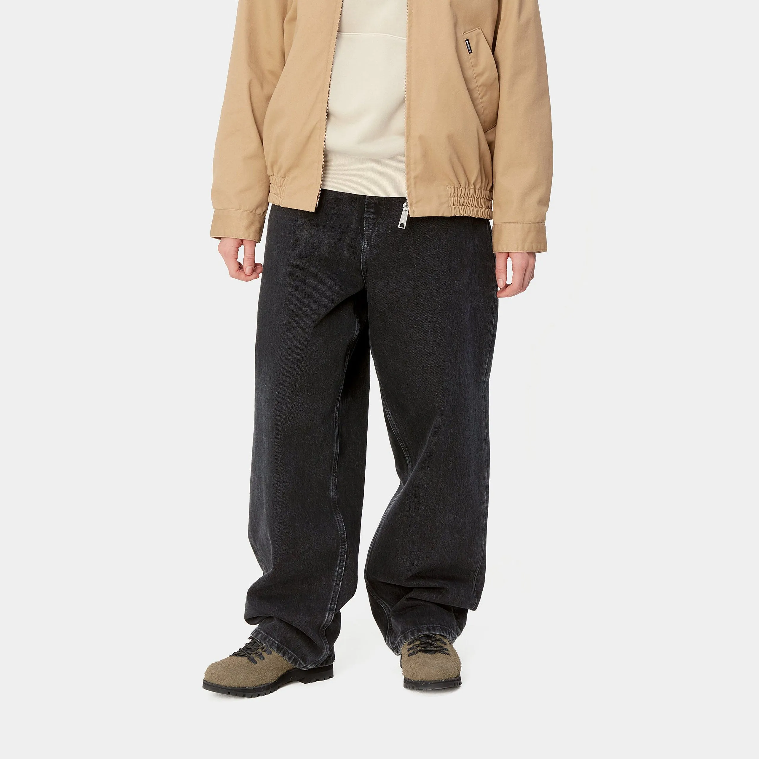 W Brandon Jeans Black Stone Smooth Form Spring Mood Brunch Outfit Formal