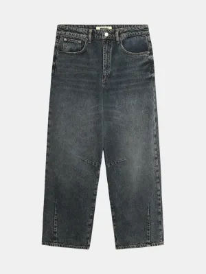 W WBBrooke Thunder Jeans Dark Grey Luxury Textured Stylish Look