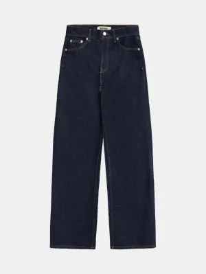 Vintage Lover Teen Outfit Relaxed Style City Walk Trend Setter W WBCarla Raw Jeans Raw Blue