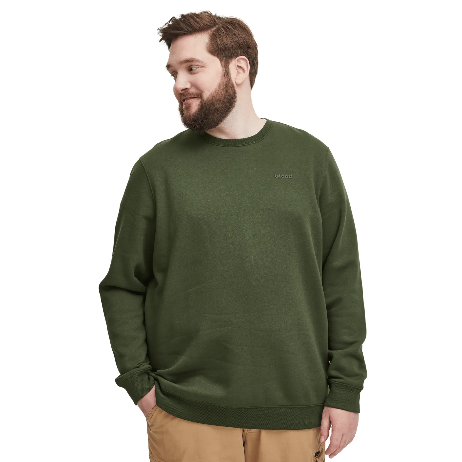 Muscular Fit Blend Mens Downton Big & Tall Sweatshirt