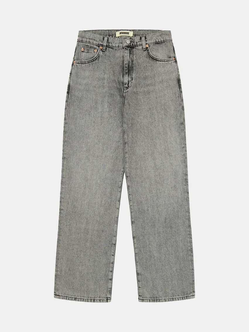 WBCarla Ash Grey Jeans Grey Casual Dressing