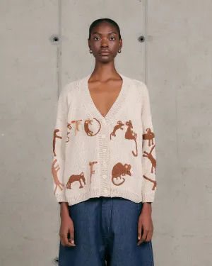 Sunwell Knit Cardigan - Ecru Friends Reinforced Seams Sweater Knit