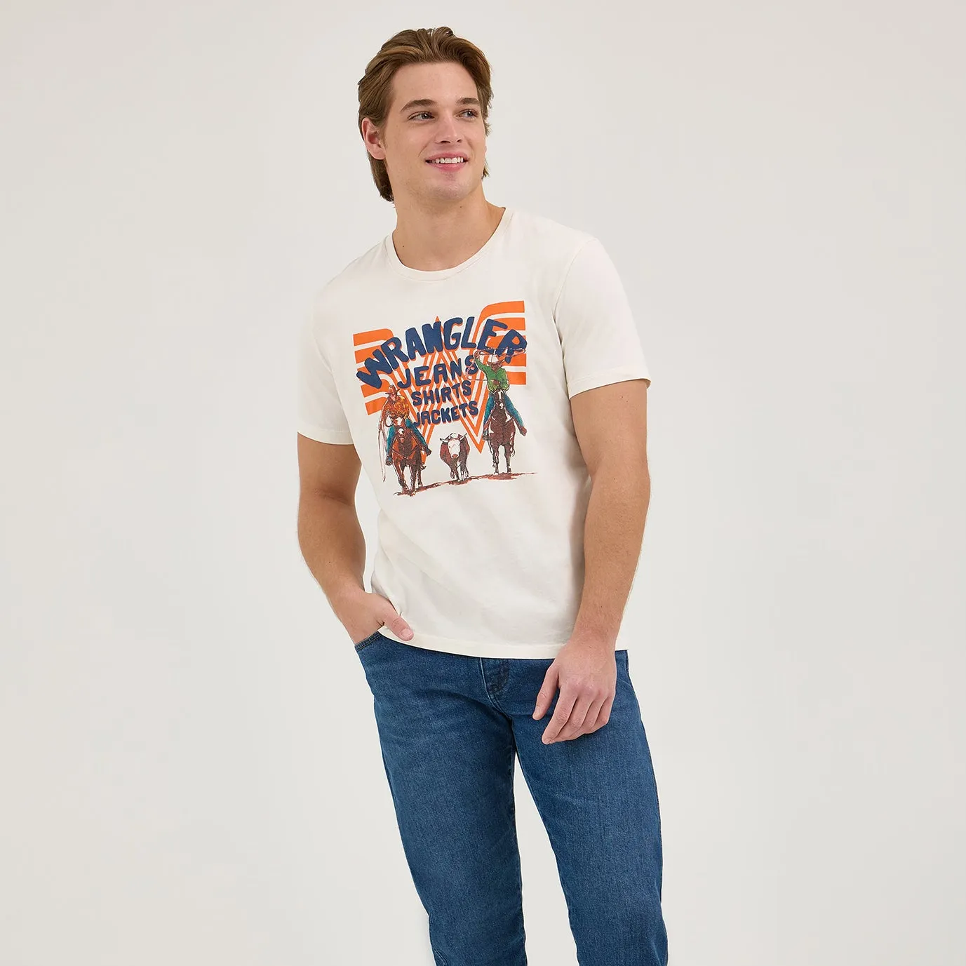 Wrangler? x Whataburger? White Graphic T-Shirt Stylish and Fun