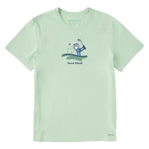 Pastel color Airflow Ventilation System Men's Jake Sand Blast Golf Short Sleeve Crusher-LITE Tee