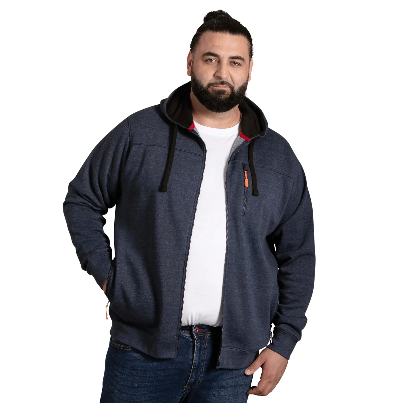 D555 Mens Mansfield Big & Tall Full Zip Hoodie product recommendation quick dry