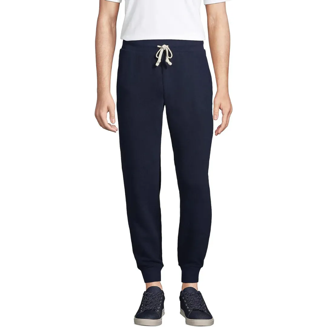 Versatile Design Lands' End Men's Serious Sweats Jogger Pant Radiant Navy