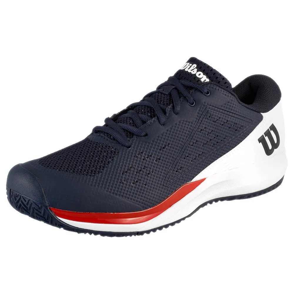 lace up closure Urban Walk Wilson Men's Rush Pro Ace - Navy Blazier/White