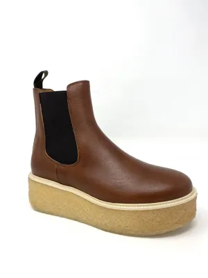 Whitney Platform Boot in Tan from Novacas Comfort Ankle