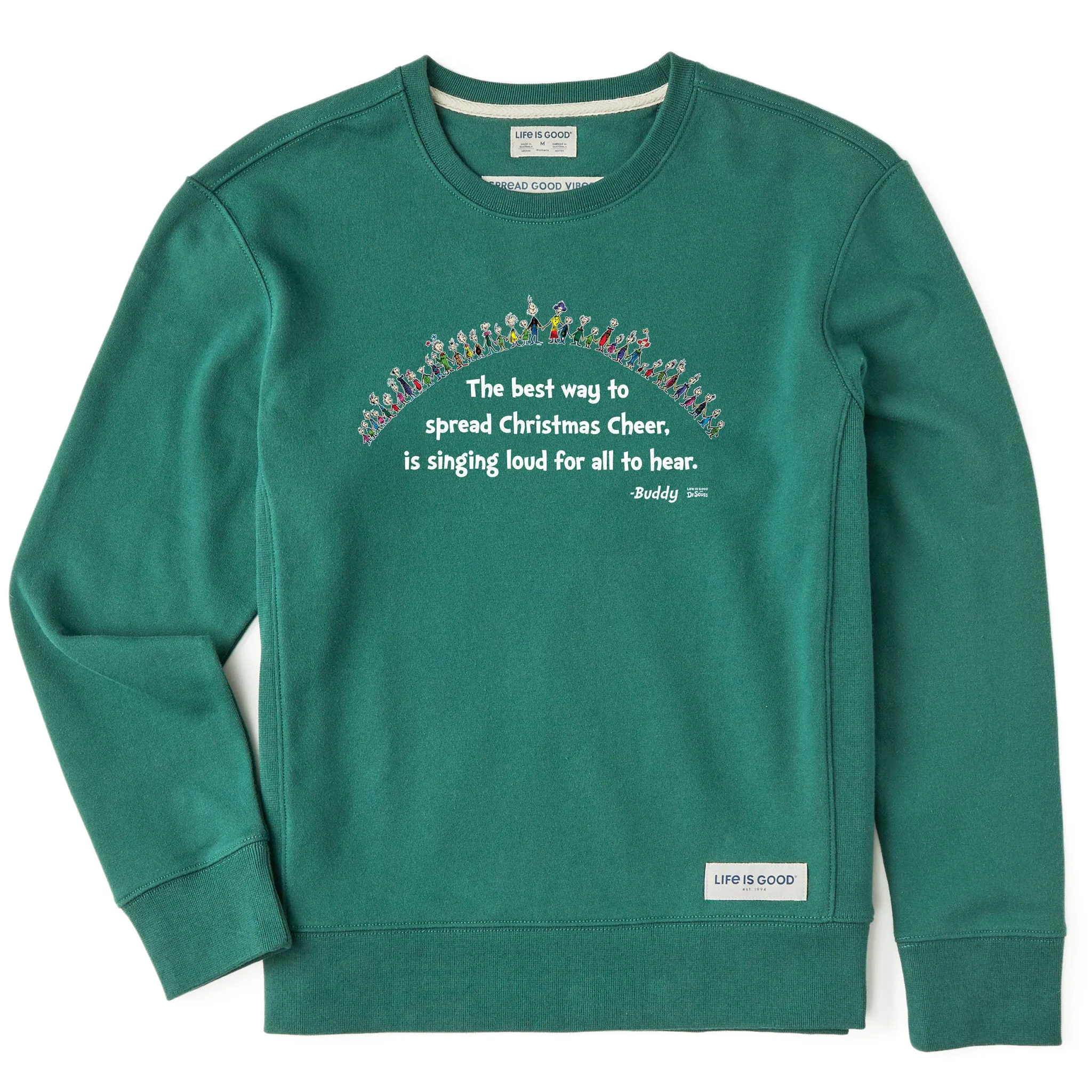 product smooth sleekness Women's Christmas Cheer Grinch Simply True Crew