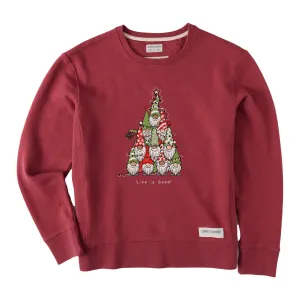 Women's Gnome Tree Simply True Crew Relaxed Vibes
