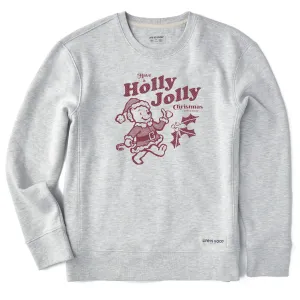 Women's Holly Jolly Winnie Simply True Crew Athleisure Wear