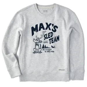 Women's Max's Sled Team Simply True Crew Brand Name product shiny accents appeal