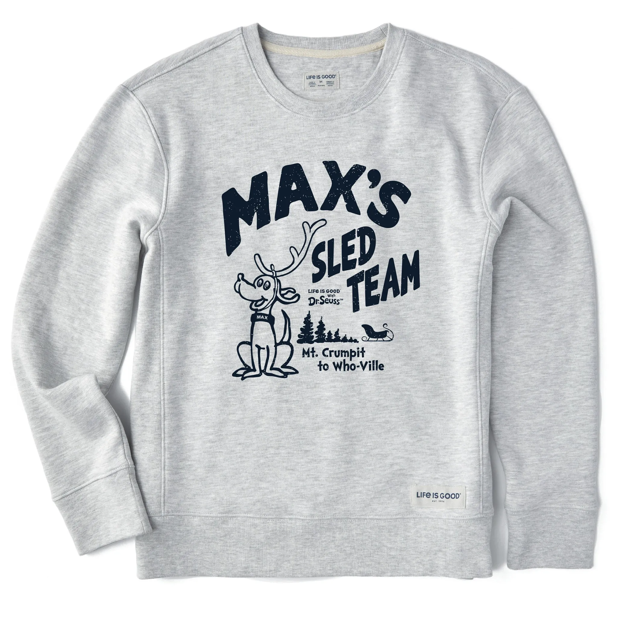 Women's Max's Sled Team Simply True Crew Brand Name product shiny accents appeal