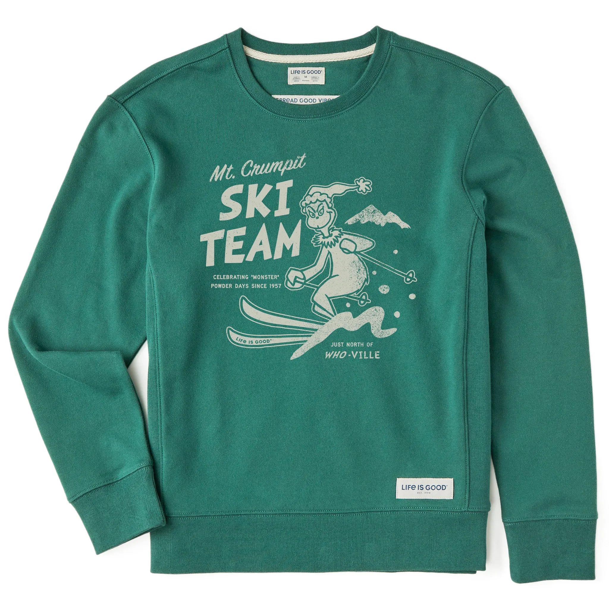 Women's Mt Crumpit Ski Team Simply True Crew Eco-friendly product solo confidence