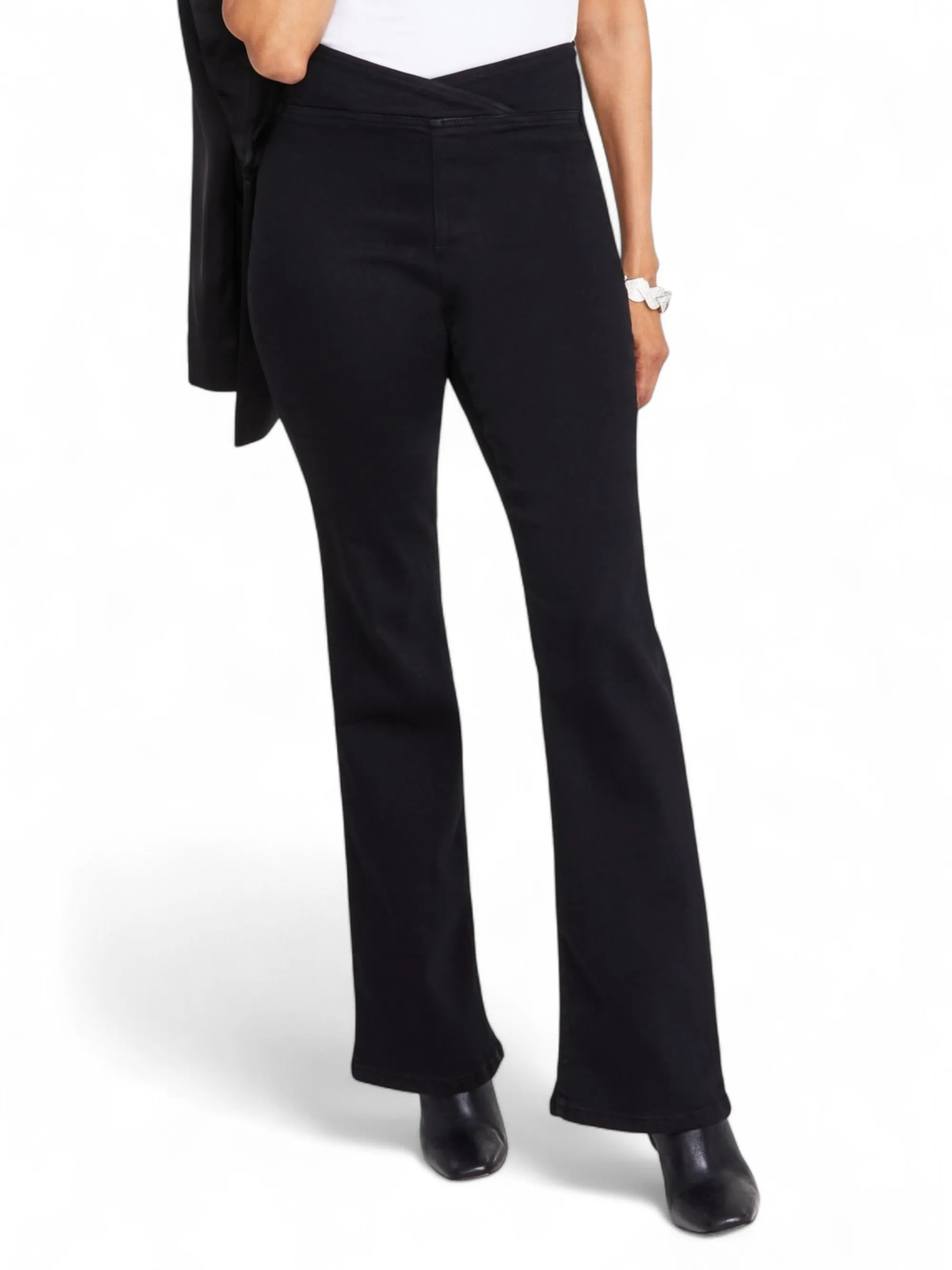 Spring Mood Outdoor Enthusiast Formal Women's Plain Jeans,Black